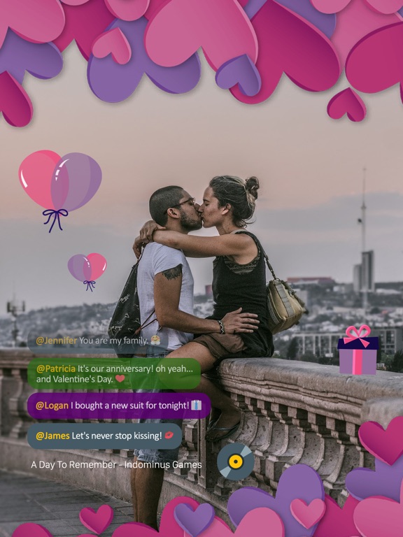 Valentines Day Video Card 2020 iPad screenshot