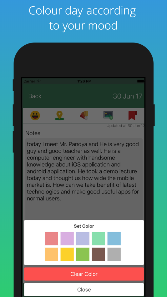 #3. Daily Diary - Journal - Moment (iOS) 由: Parth Pandya