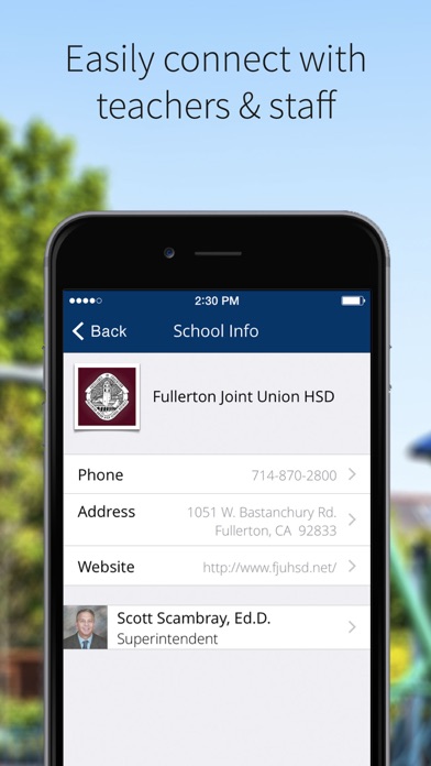 Fullerton Joint Union HSD screenshot 2