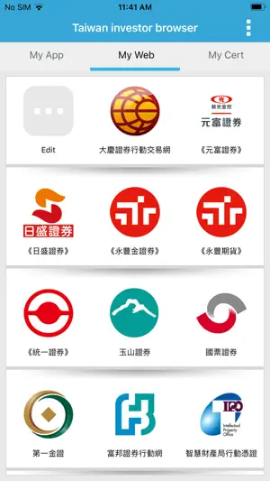 Taiwan investor browser screenshot 3