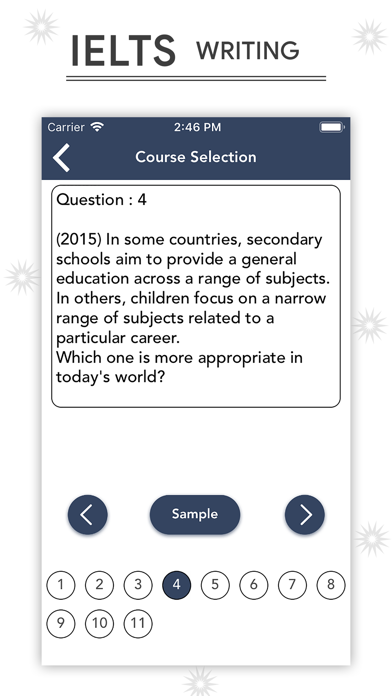 IELTS Prep App - Exam Writing Screenshot