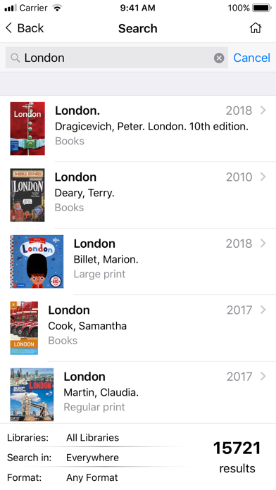 Hillingdon Libraries Screenshot