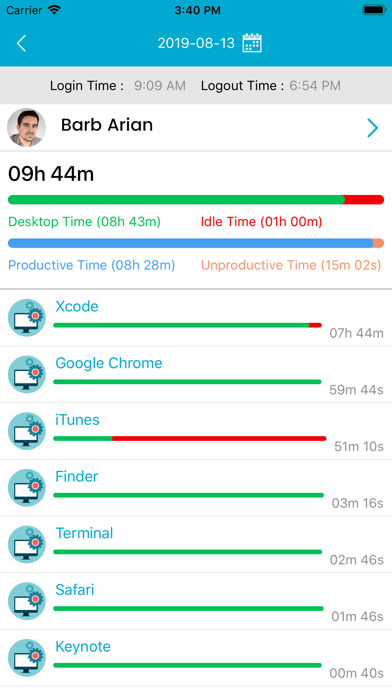 DeskTrack Analytics screenshot 3