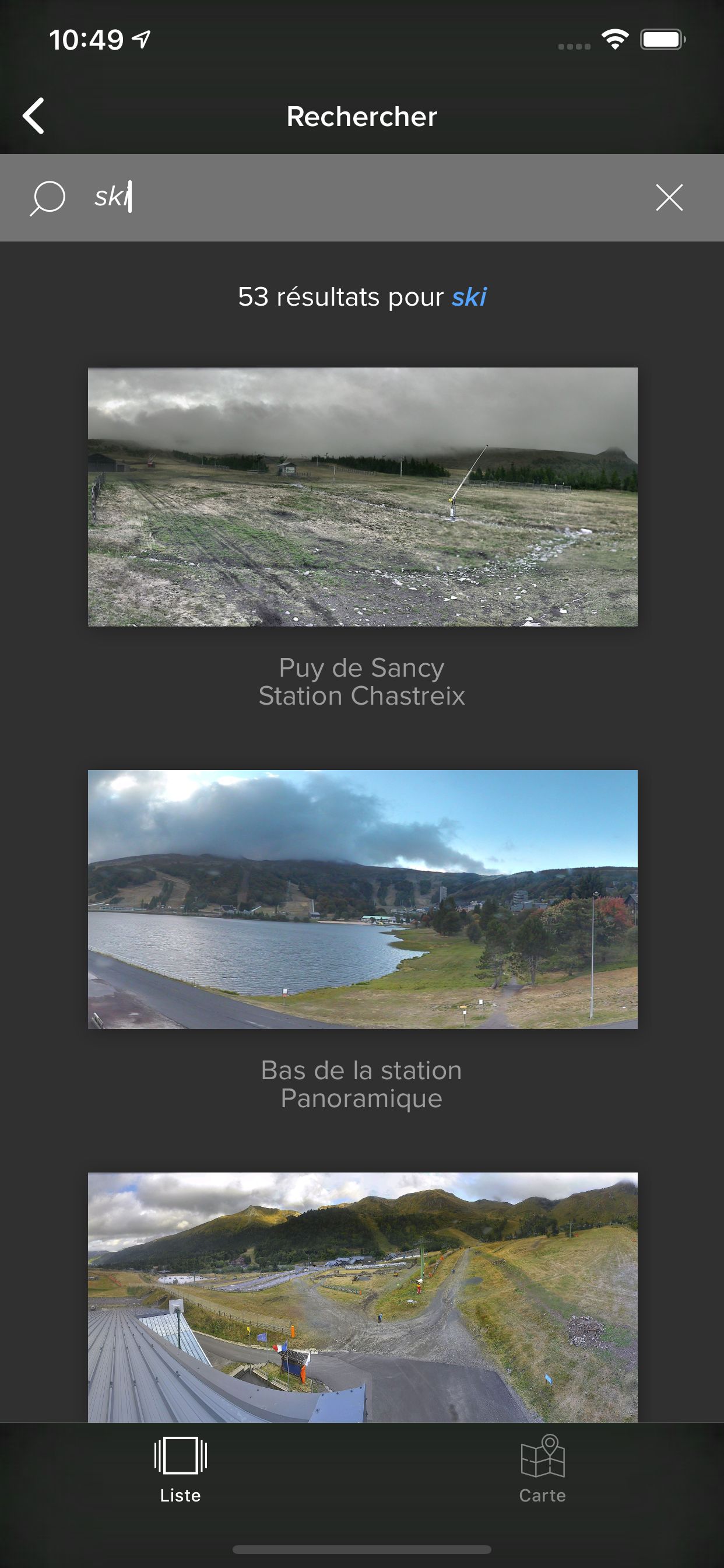 Auvergne Webcams