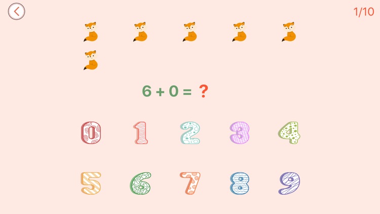 Animal Math Game