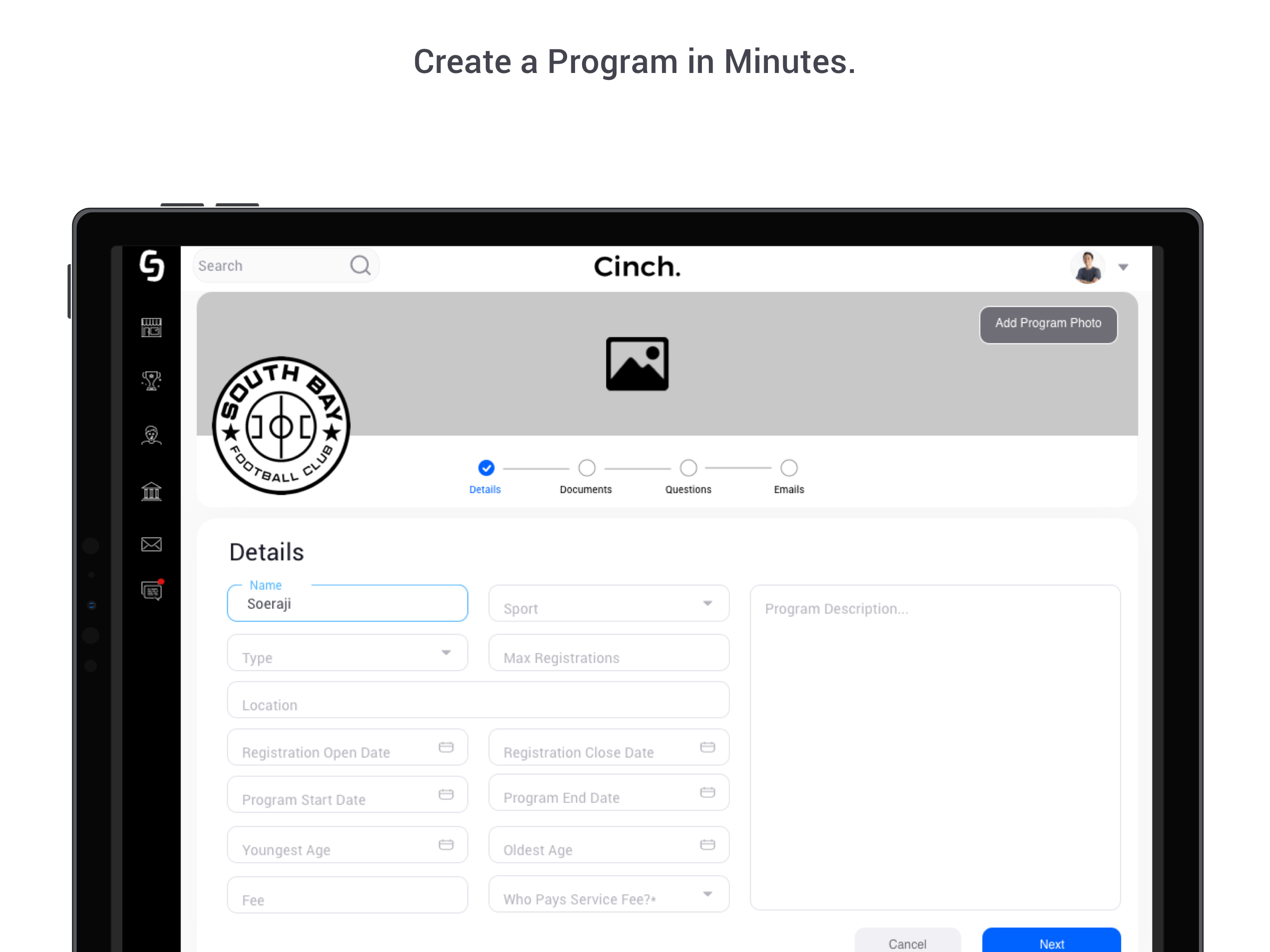 Cinch. HQ screenshot 3