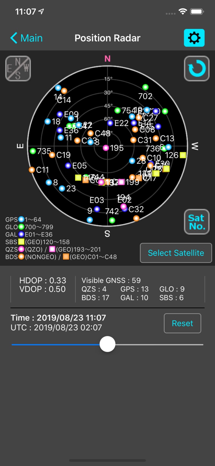 GNSS View iphone screenshot 2