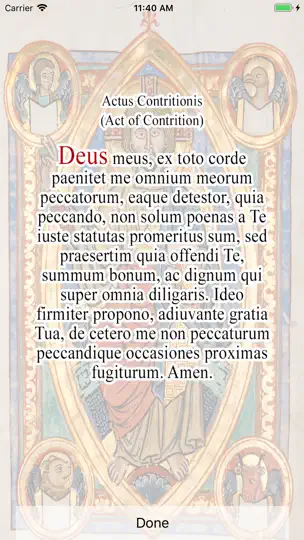 Скриншот Latin Prayers на iPhone 6