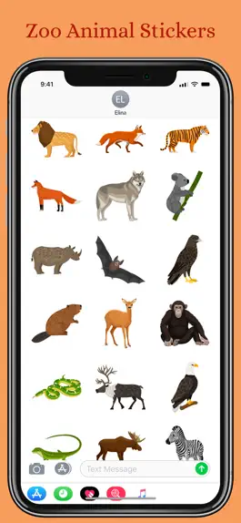 Game screenshot The Zoo Stickers apk