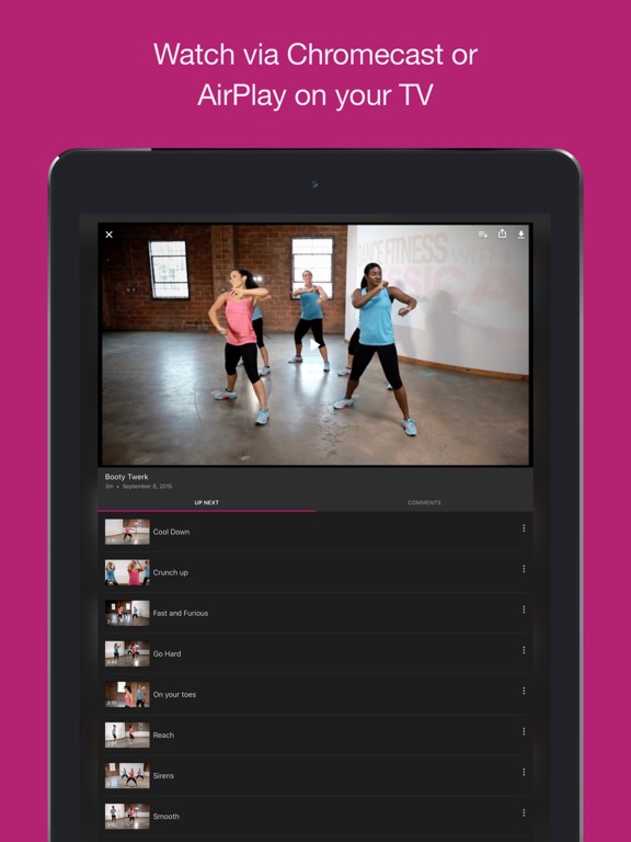 Dance Fitness with Jessica iPad screenshot 5 - Health & Fitness app