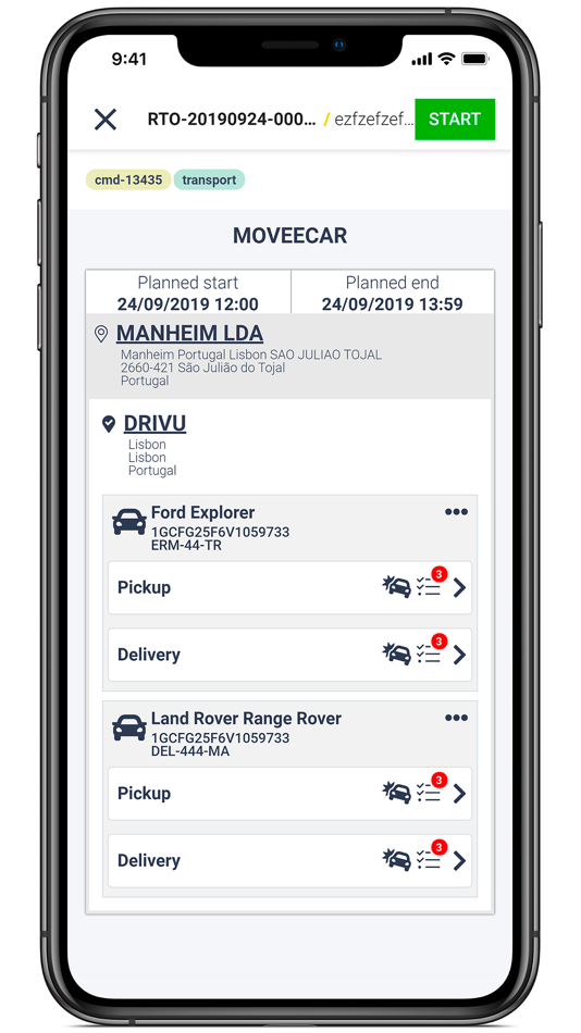 #2. Driver by Moveecar (iOS) 由: CEVA Logistics