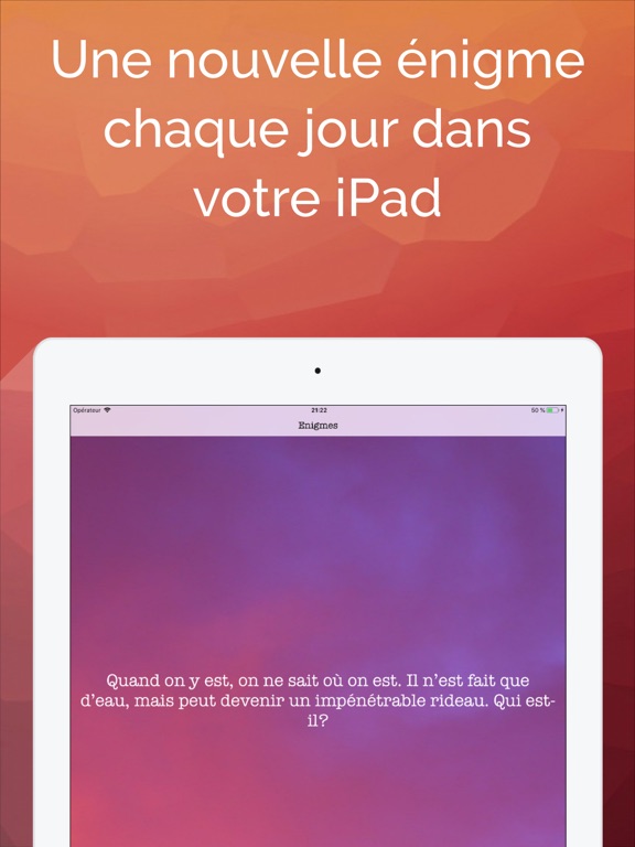 Screenshot #4 pour Enigmes — une énigme par jour