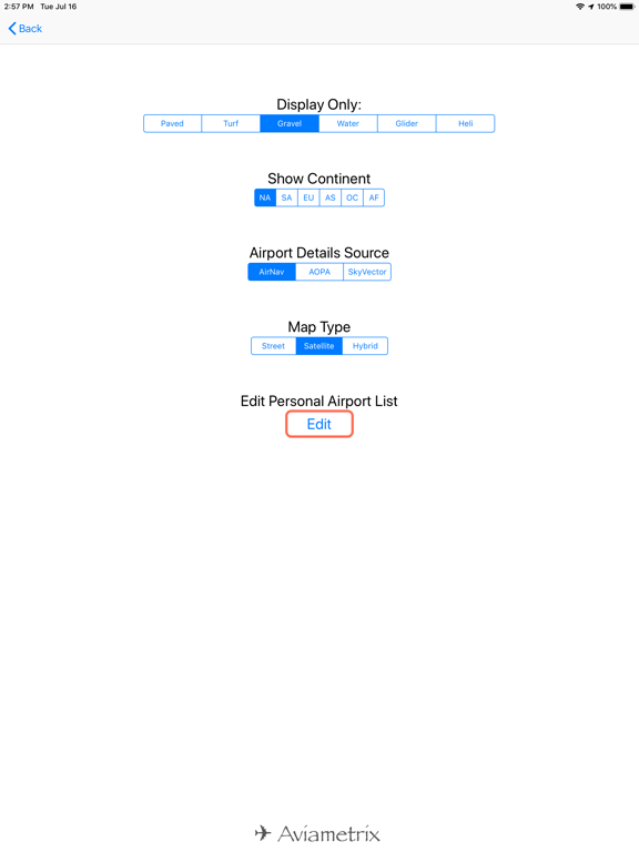 Airport Runway Finder iPad screenshot 7 - Navigation app