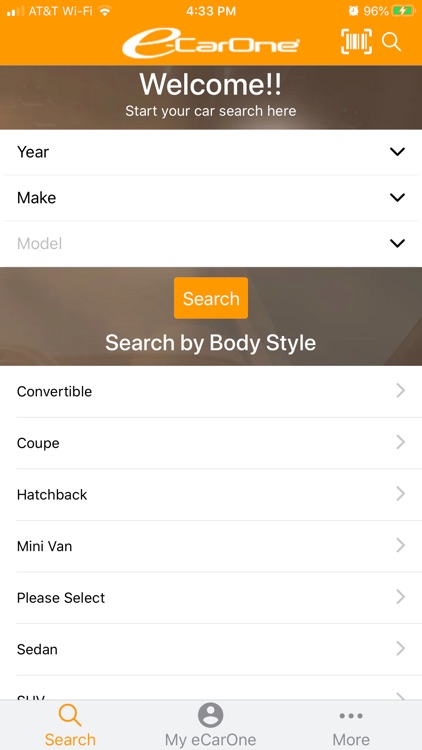 eCarOne Car Search