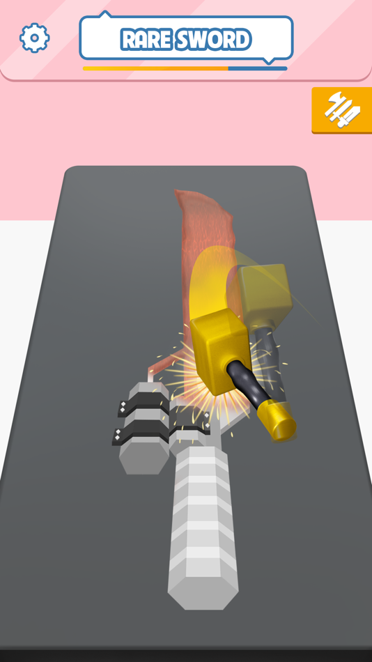 #2. Forge Sword from Lava (iOS) Podle: mai phuong bui