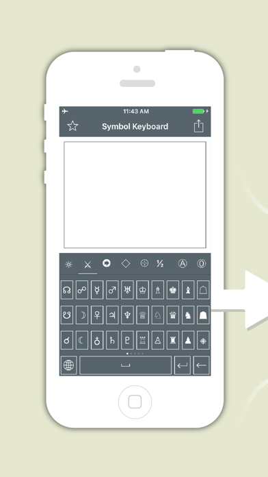 Screenshot #1 pour Symbol Keyboard - 2000+ Signs