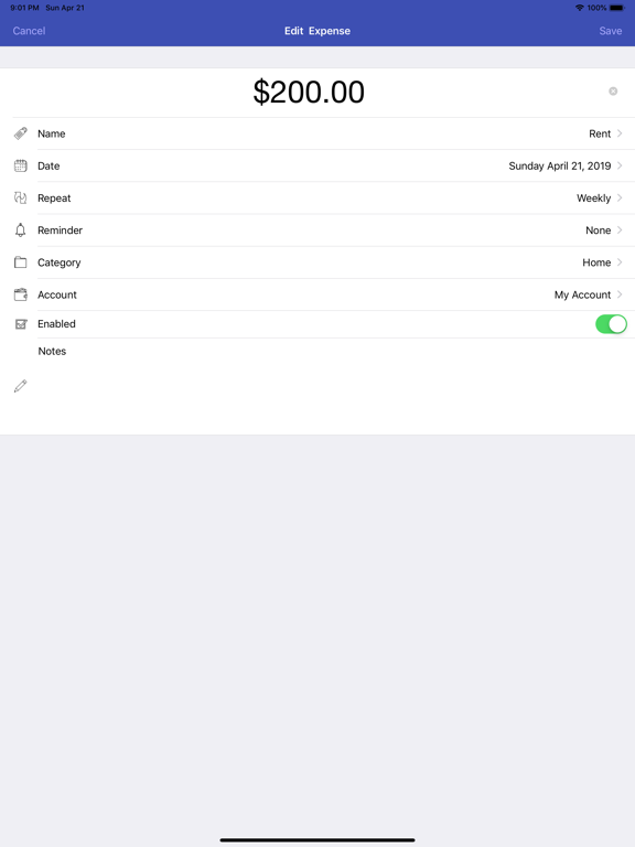 Screenshot #4 pour Cash Flow Companion