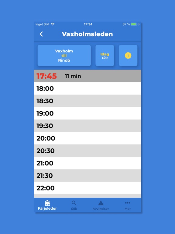 Screenshot #4 pour Tidtabellen