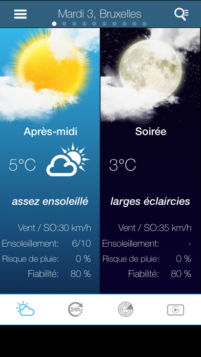 Screenshot #2 pour Météo pour la Belgique