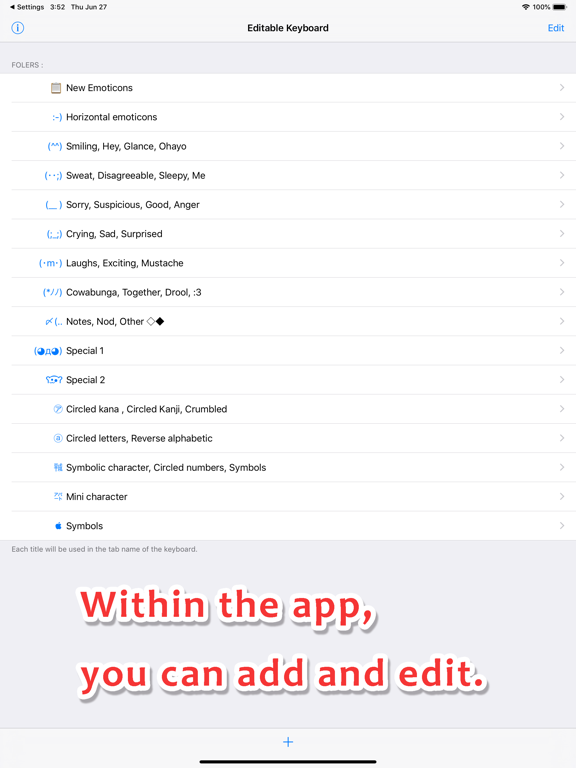 Screenshot #4 for Editable Keyboard