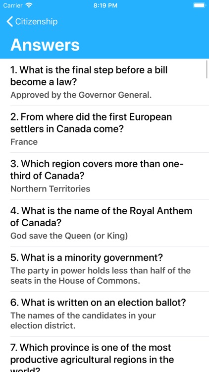 Canadian Quiz screenshot-3
