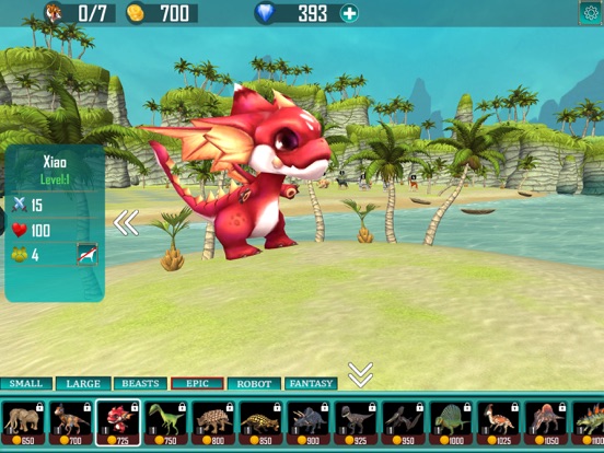 Wild Animal Beast Battle Game iPad screenshot 9 - Games app