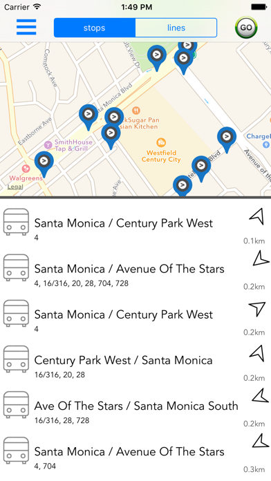 Screenshot #3 pour LA Public Transport Guide