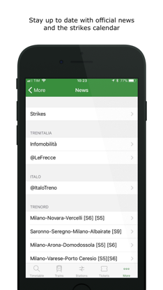 Train Timetables in Italy screenshot 4