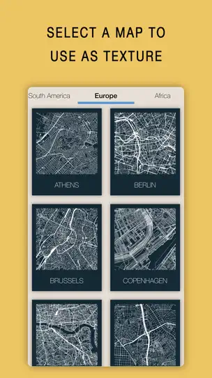 Captura de pantalla de City Art - Illustrate With Map en iPhone 1