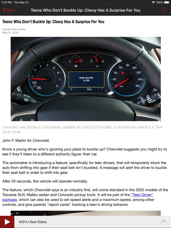 Screenshot #6 pour WGVU Real Oldies