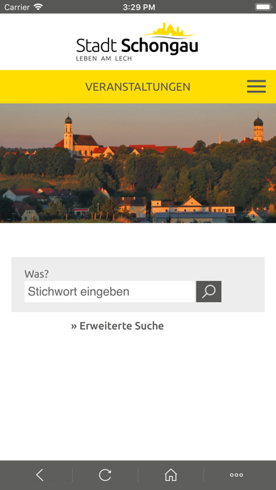 Schongau APP Screenshot