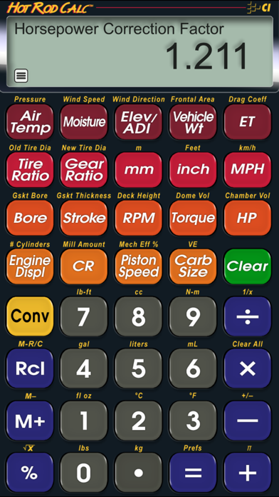 Hot Rod Calc Screenshot