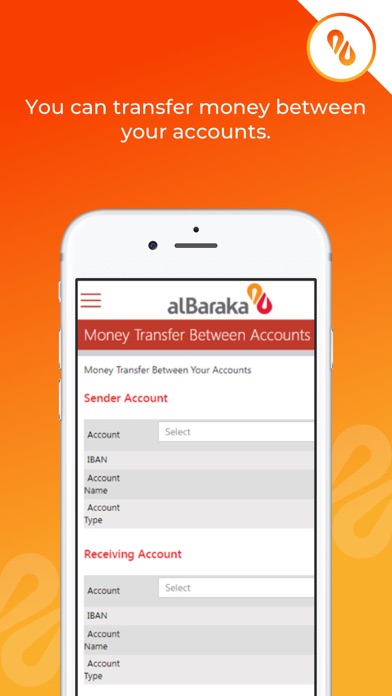 Albaraka Iraq Mobile Screenshot
