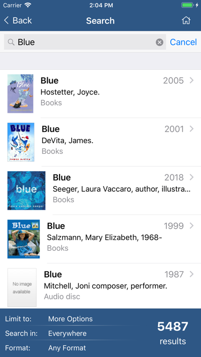 Leon County Public Library Screenshot