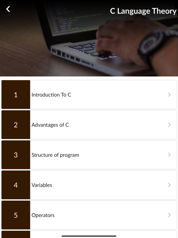 Screenshot #5 pour C Programming Basics