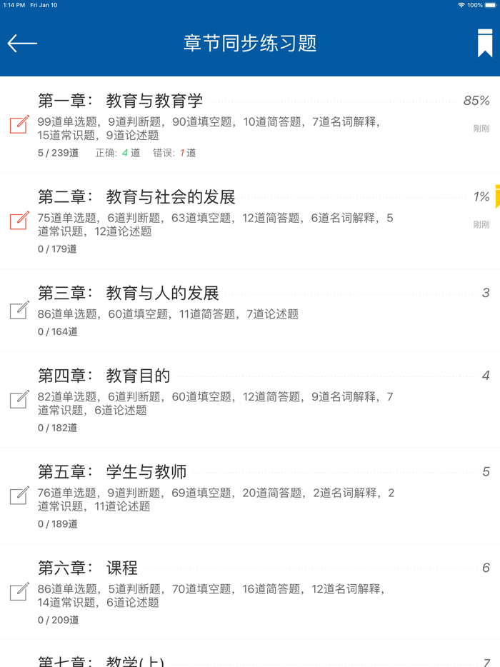 教育学同步题库及知识要点专题