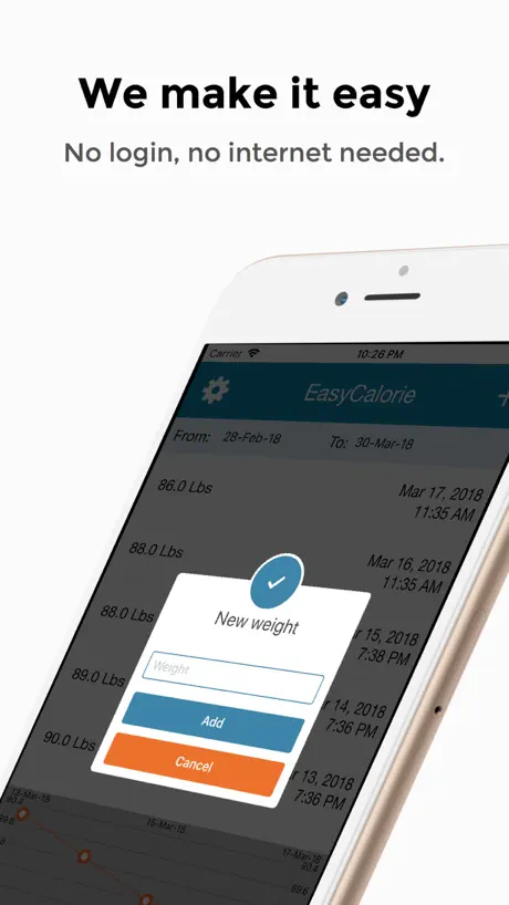 Easy Calorie - Calorie Tracker
