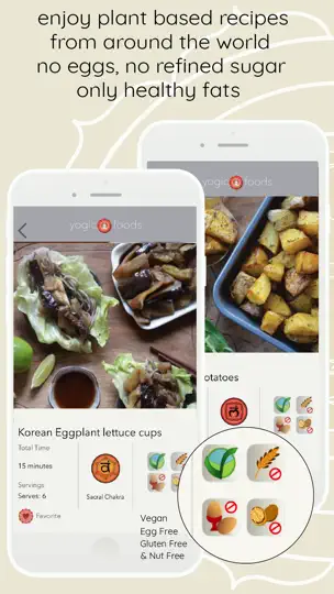 Captura de pantalla de Yogicfoods - Global Recipes en iPhone 2