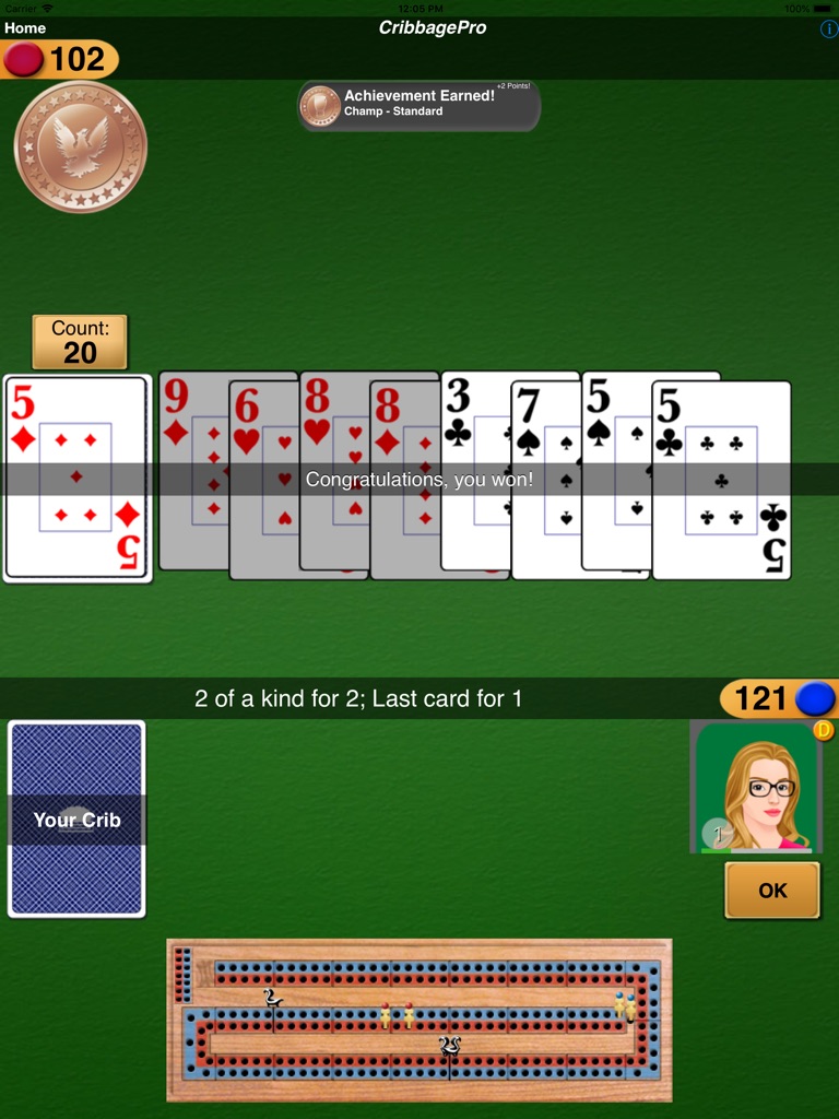 【图】Cribbage Pro(截图3) 【图】Cribbage Pro(截图3)