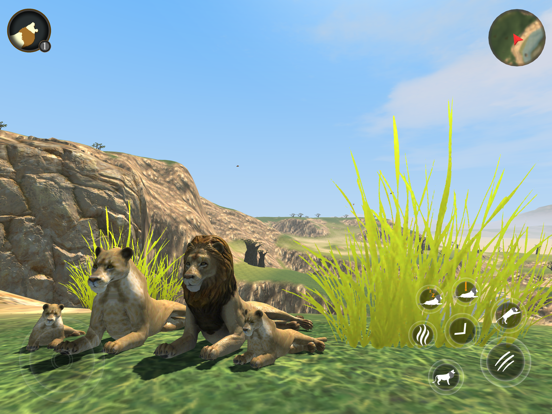 Wild Lion Survival Simulator на iPad