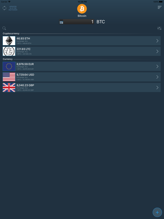 Screenshot #6 pour ANYCOIN Crypto Converter