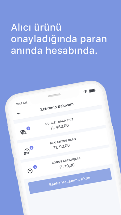 Zebramo - İkinci el pazarı. Screenshot