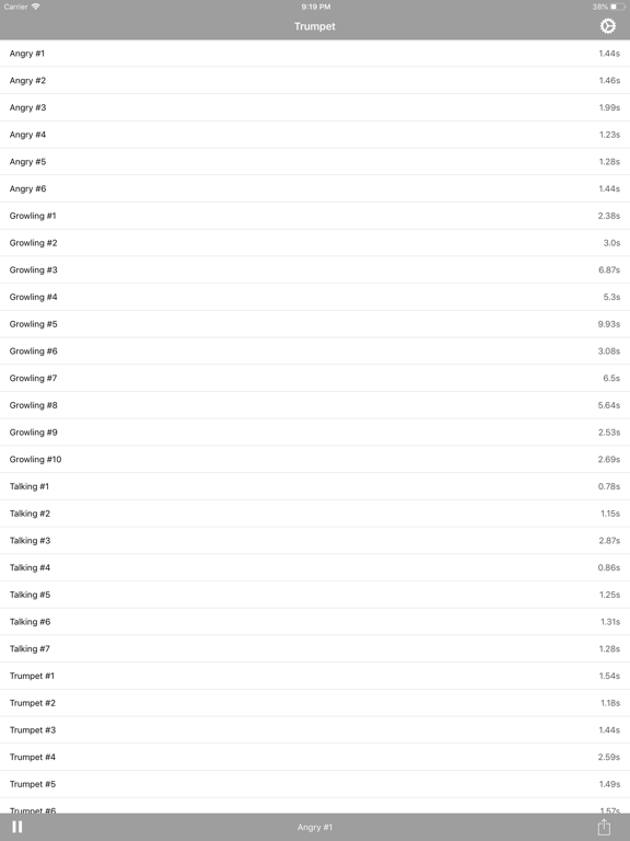 Trumpet - Elephant Sounds iPad screenshot 2 - Entertainment app