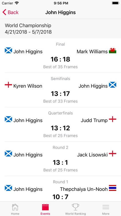 Snooker Stats screenshot-5