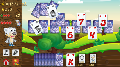Tiger Solitaire, fun card game Screenshot