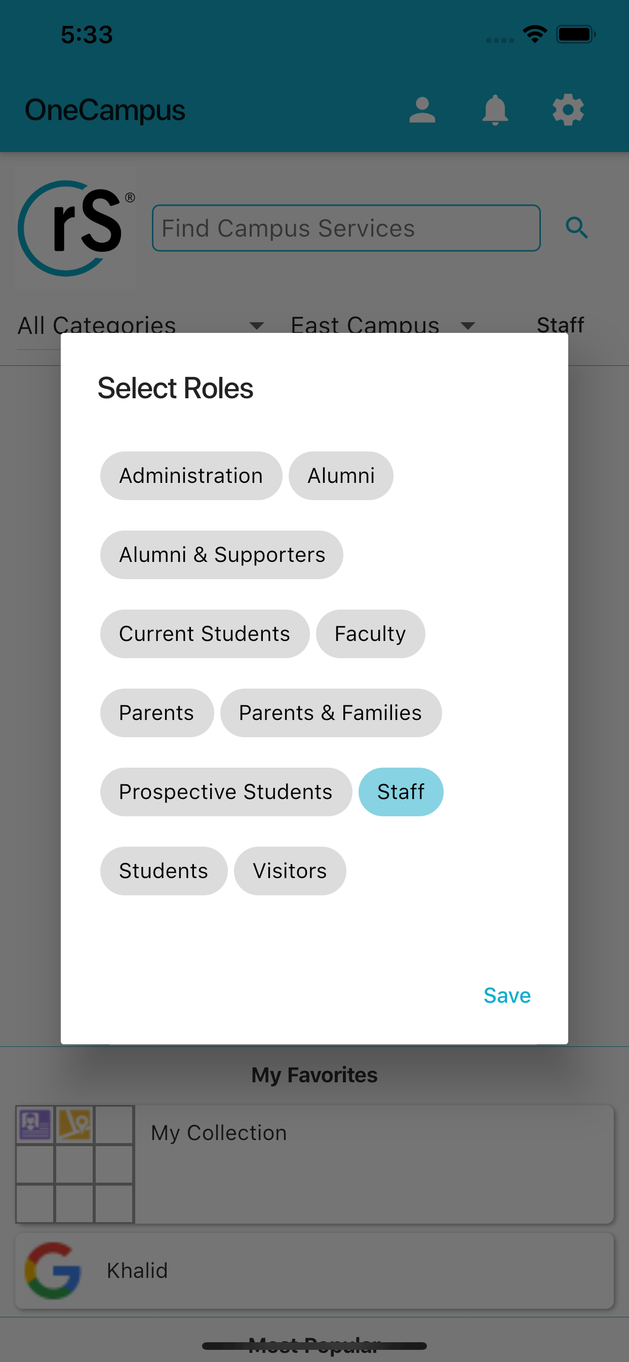 OneCampus App