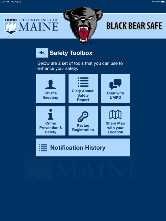 Black Bear Safe iPad screenshot 5 - Education app