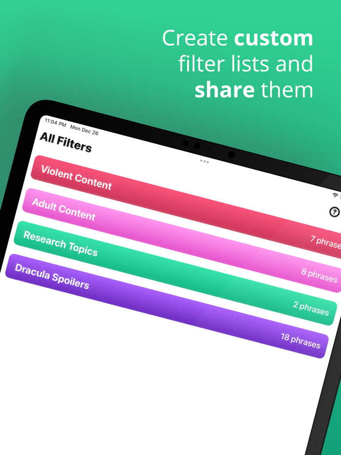 Web Mute Content Warnings