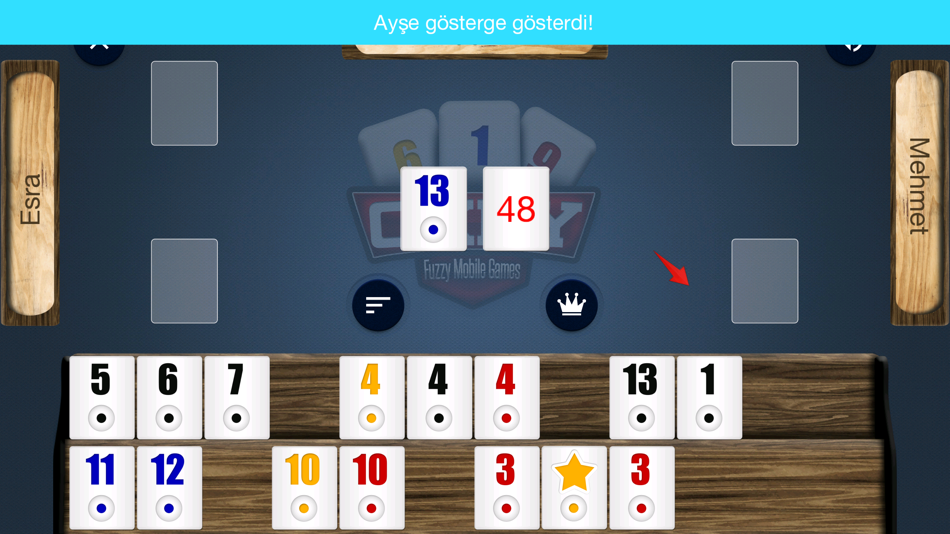 #3. Okey - İnternetsiz (iOS) 由: FUZZY OYUN YAZILIM PAZARLAMA SANAYI ve TICARET LIMITED SIRKETI