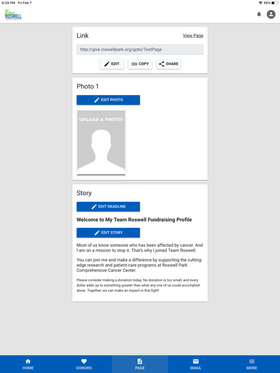 Screenshot #6 pour Team Roswell Fundraising